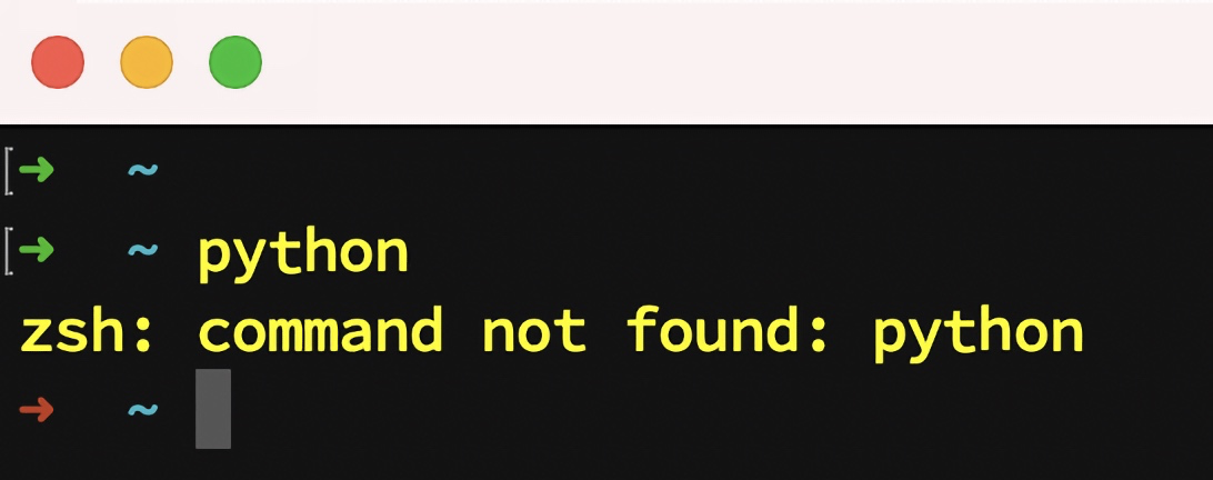 No Python Installed Error